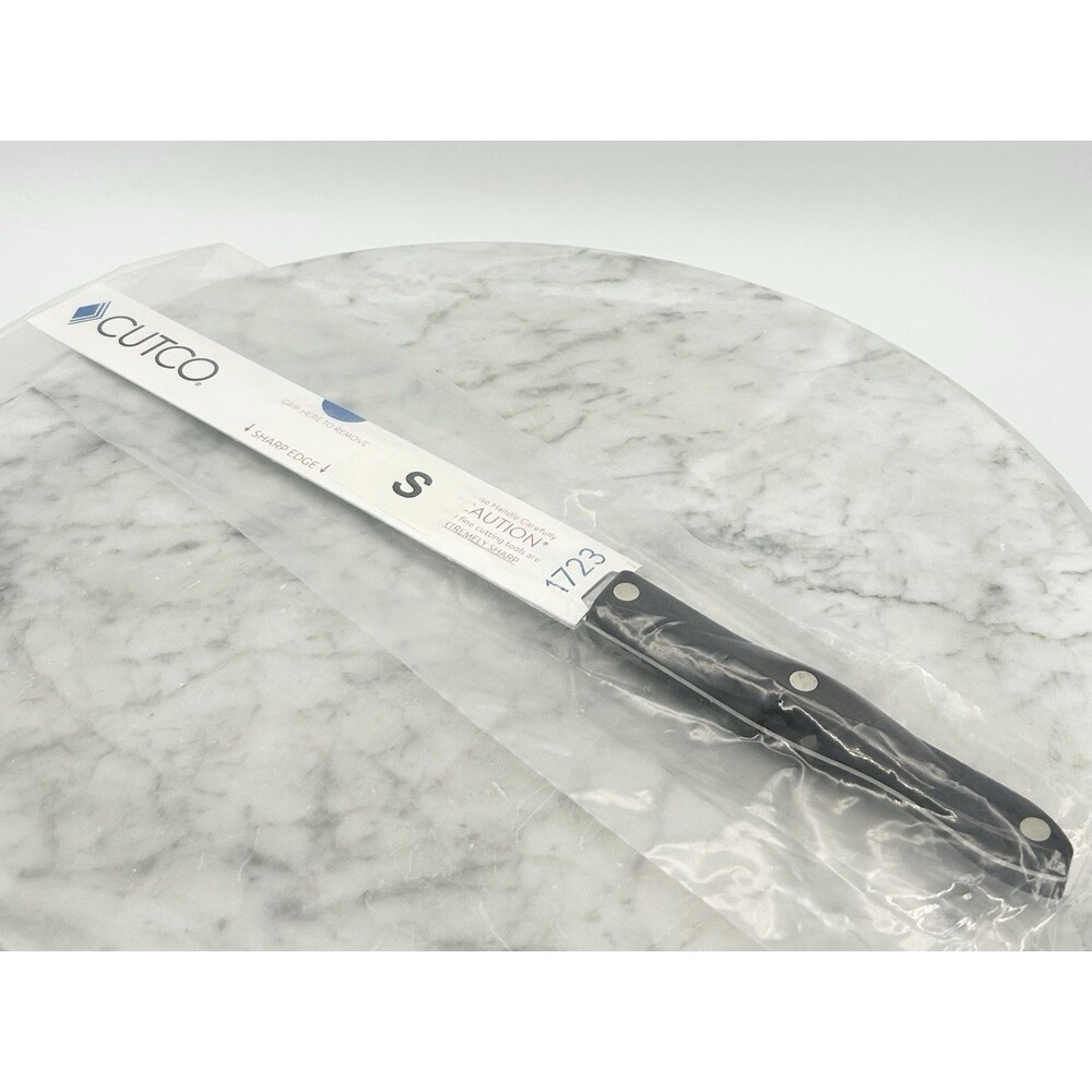 CUTCO 1723 S Carver Sharp! NEW Straight Edge Custom Classic Black/Brown Choose